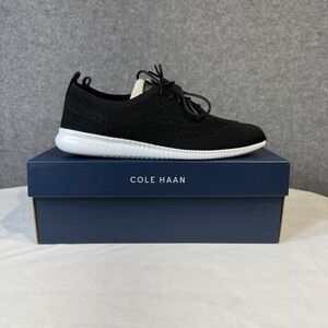 Cole Haan Grand ZeroGrand Stitchlite Black Knit Sneakers Womens‎ 9.5B